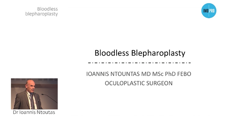 Blodless blepharoplasty
