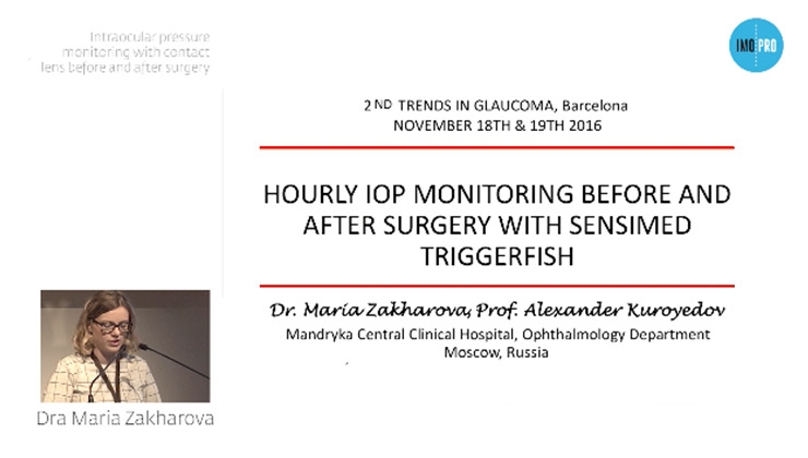 Intraocular pressure monitoring with contact klens before and after surgery